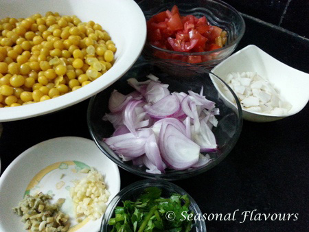 Bengali Ghugni Ingredients