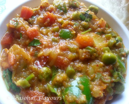 Mixed vegetable sabji recipe