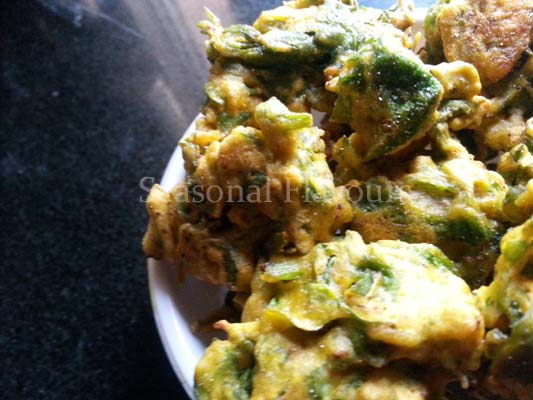 Crispy Spinach Fritters - Spicy Spinach Pakora