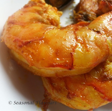 Fried Prawns For Bengali Chingri Malai Curry