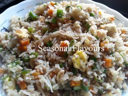 Egg Fried Rice With Vegetables