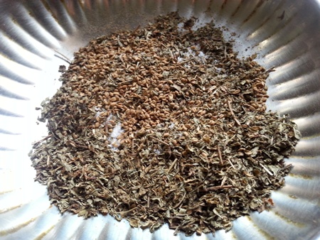 Dry mix for pudina stuffed paratha