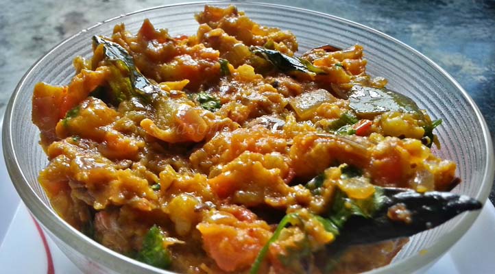 Brinjal Tomato Curry Recipe
