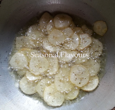 Fry Chips for green plantain recipe