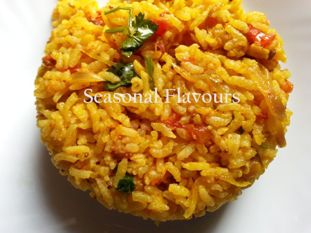 Spicy Andhra Tomato Rice