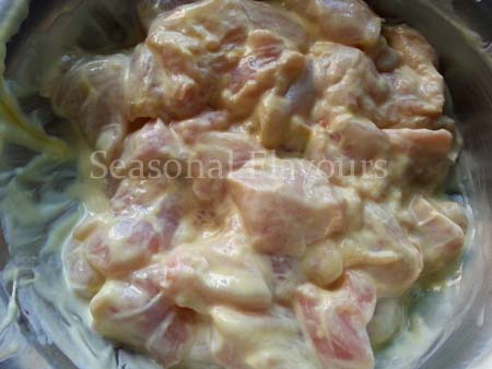 Marinate chicken for Mangalore chicken recipe