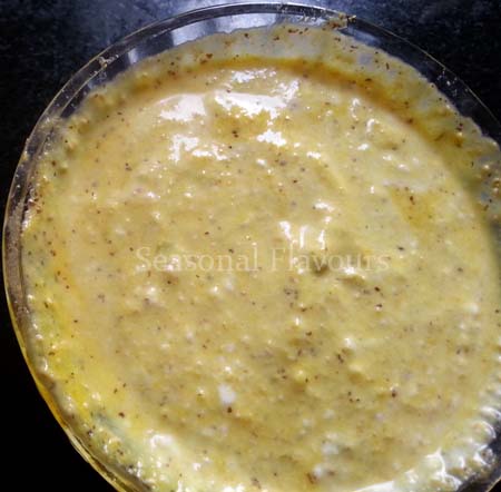 Mix shorshe doi posto bata for brinjal recipe