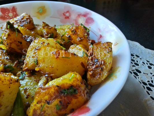 Punjabi Aloo Jeera Recipe