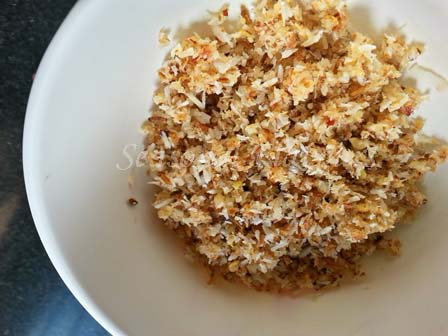 Ground spice powder for thotakoora fry