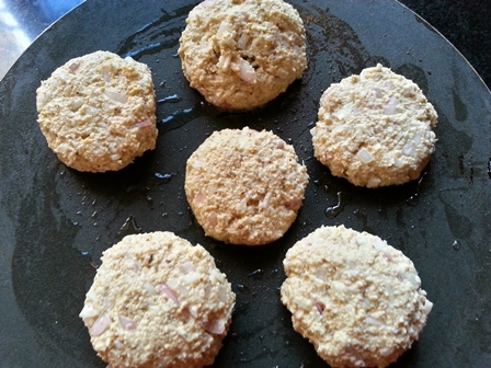fry coconut poppy seed fritter