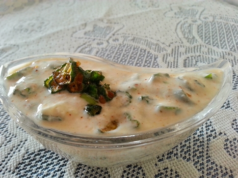 bhindi okra raita recipe