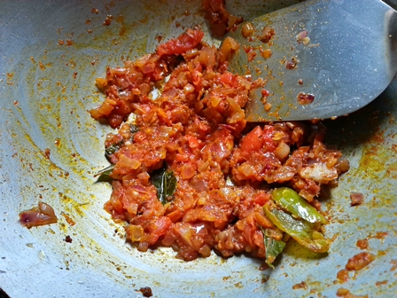 add tomato for mulakkada recipe