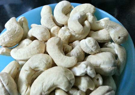 Cashew Nuts for kaju barfi