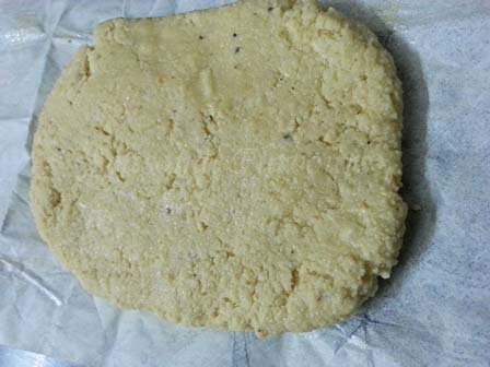 knead kaju dough