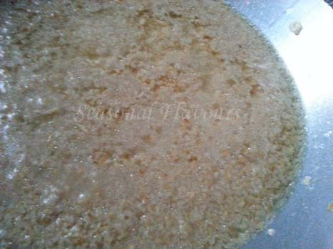 cook Bulgur wheat for Gujarati dessert recipe