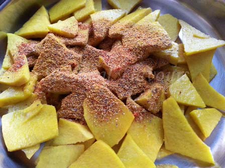 Spices for elephant yam fry recipe