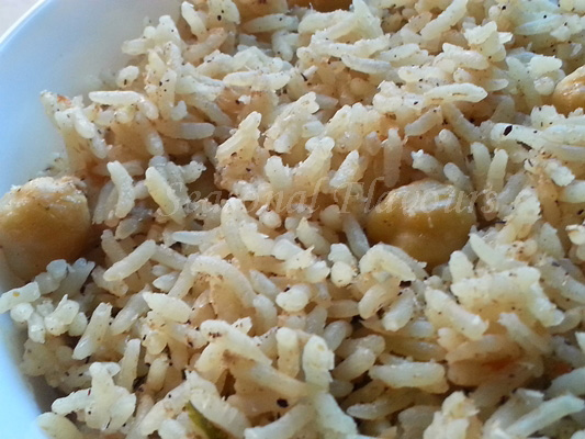 Chickpeas rice