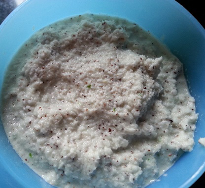 Coconut-chilli paste for Chickpeas Pilaf Recipe