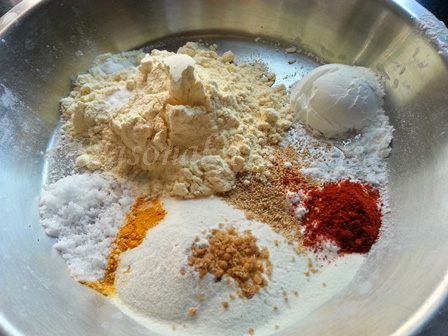 Spices for Agati Flower Fritters