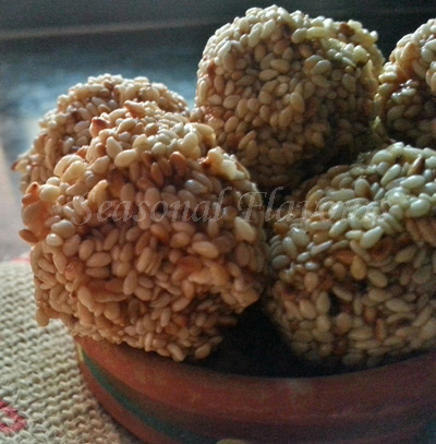 Sesame seeds balls recipe