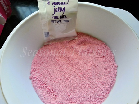 Raspberry jelly premix