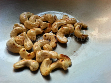 Roast the cashews