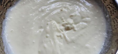 Whisked curd
