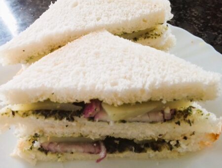 Bombay Green Chutney Sandwich