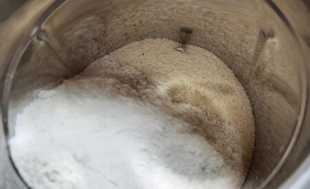 Suji and rice flour for bread dosa