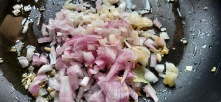 Add onions and spring onions for stir fry