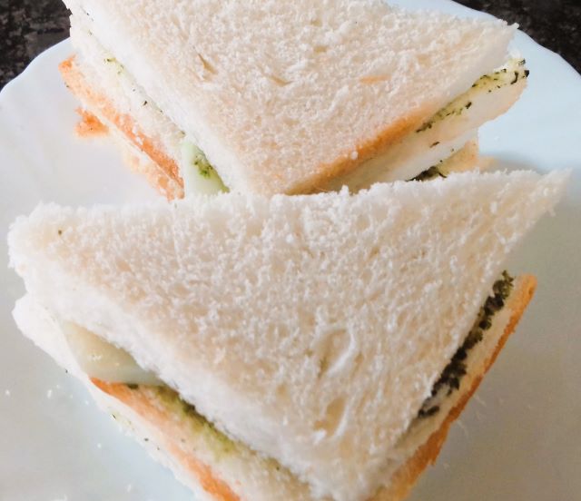 Bombay Green Chutney Sandwich Recipe