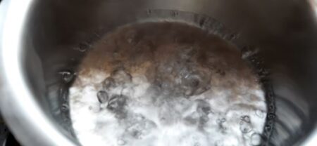 Boil salted water for pasta