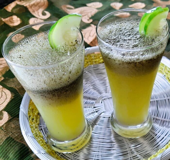 Cucumber Coconut Lemony Mint Cooler