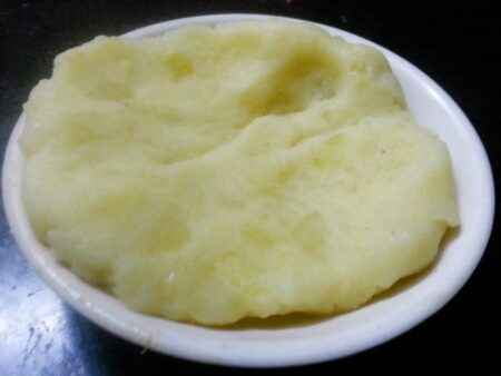 Shape mashed potato