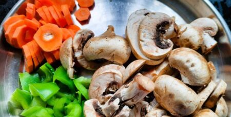 Chilli Garlic Mushrooms Ingredients