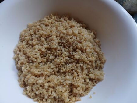 Fluff up quinoa