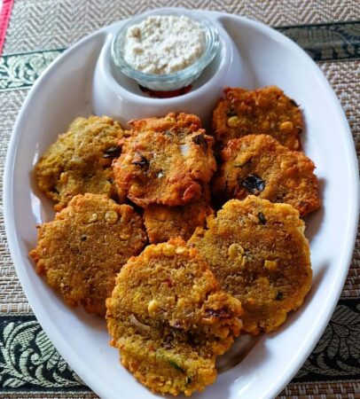 South Indian Chana Dal vada