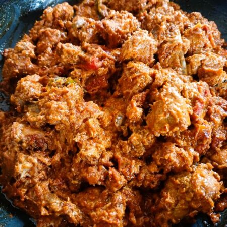 Lahori Chicken Karahi cooked