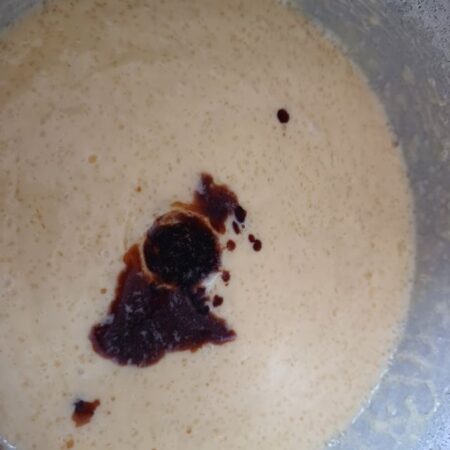 Mix in Vanilla essence for homemade bread