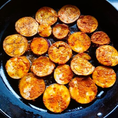 Pan-Fried Eggplant slices