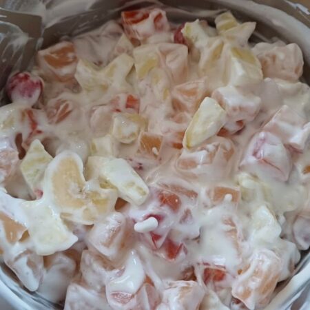 Fold in the Mixed Fruits