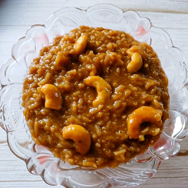 Sweet Pongal Jaggery Dessert