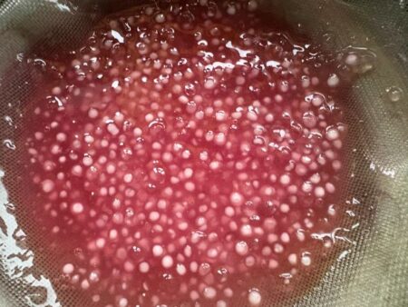 Boil tapioca pearls till translucent