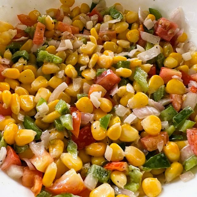 how to make sweet corn salad with mayo