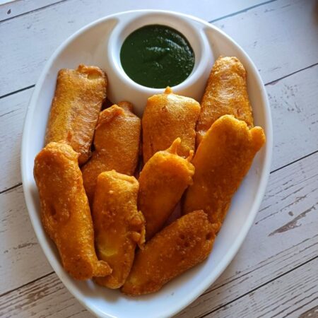 Banana bajji street food