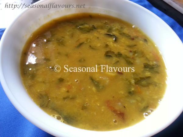 Methi Dal – Lentils With Fenugreek Leaves | Andhra Menthi Kura Pappu