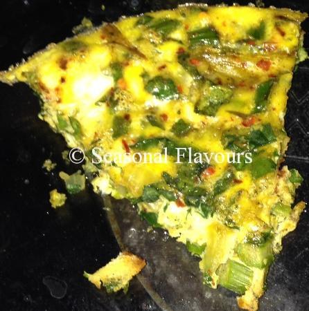 Baked Vegetable Omelette With Herbs And Cheese | Oven Omelette