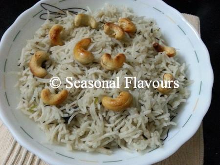 Jeera Rice – Punjabi Cumin Rice | Cumin Seeds Flavoured Jeera Pulao