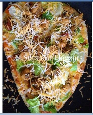 Naan Pizza Recipe – Indian Naan Flatbread Pizza Recipe