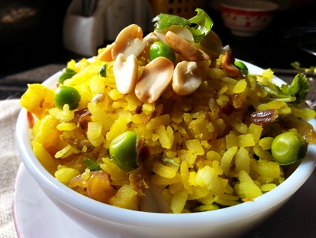 Poha Upma Recipe Maharashtrian | Kanda Batata Poha With Rice Flakes